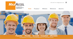 Desktop Screenshot of maxaccel.com