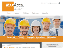 Tablet Screenshot of maxaccel.com